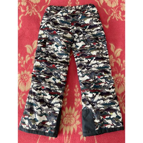 Arctix multi-color camo print snow pants outdoor Child Size Medium - Picture 5 of 8